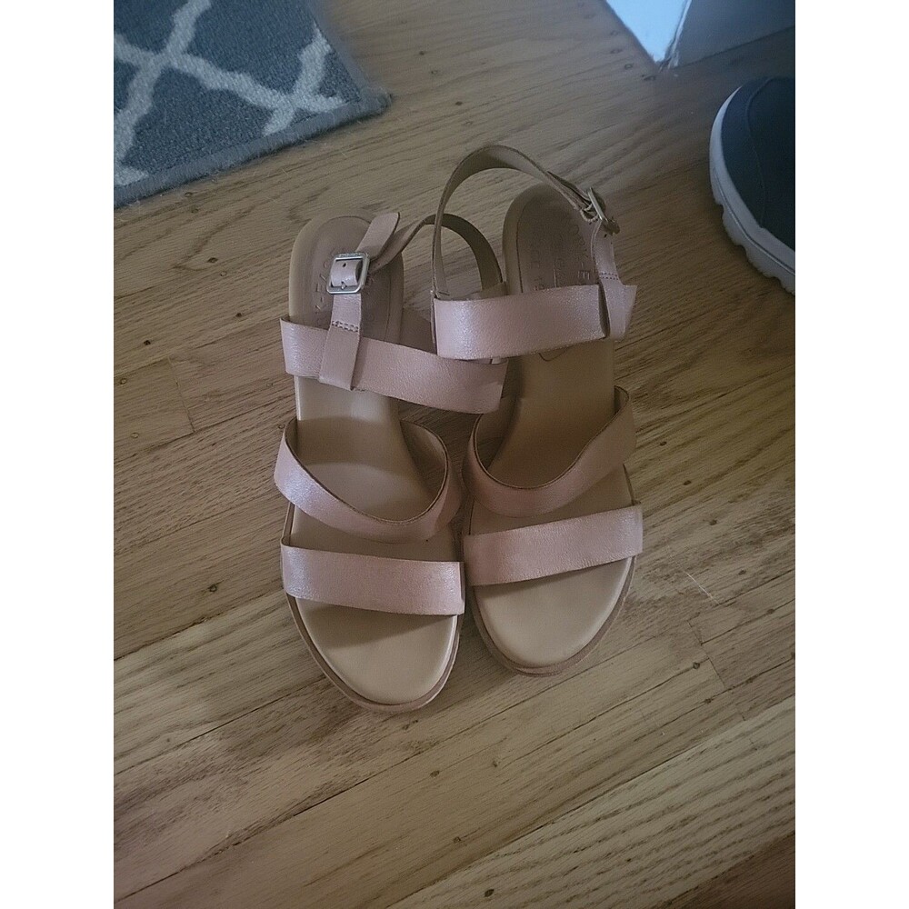 Kork Ease Pepper Women's 8 US-39 EU Shoes Leather Block Chunky Sandals NICE